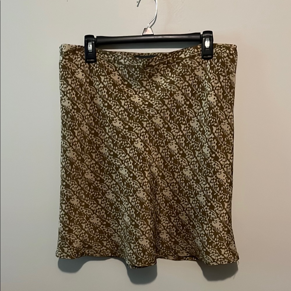 Banana Republic Tan Knee-Length Pencil Skirt
